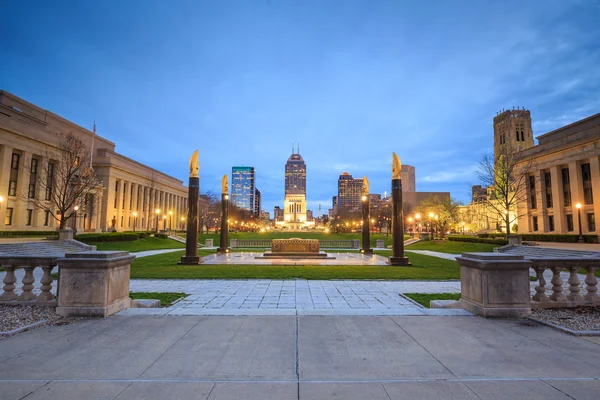 Skyline du centre-ville d'Indianapolis — Photo