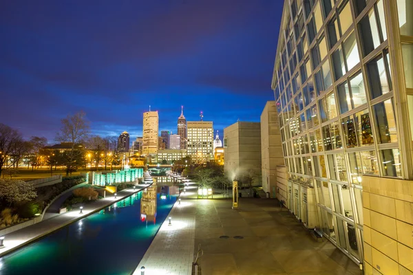 Downtown Indianapolis skyline — Stockfoto