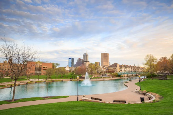 Canal Central de Indiana — Foto de Stock