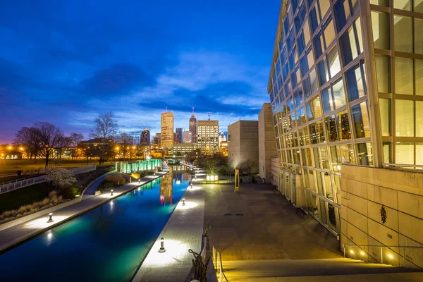 Downtown Indianapolis skyline — Stockfoto