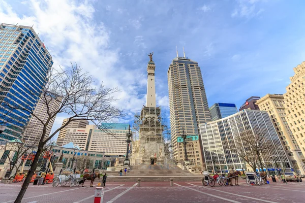 Monumento a los Soldados y Marineros del Estado de Indiana — Foto de Stock