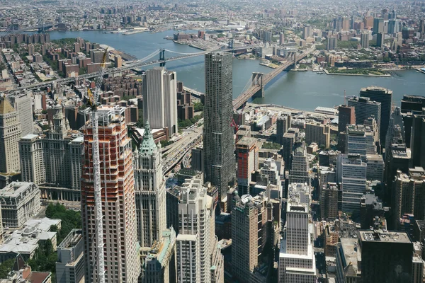 Воздушный свод в центре Манхэттона — стоковое фото