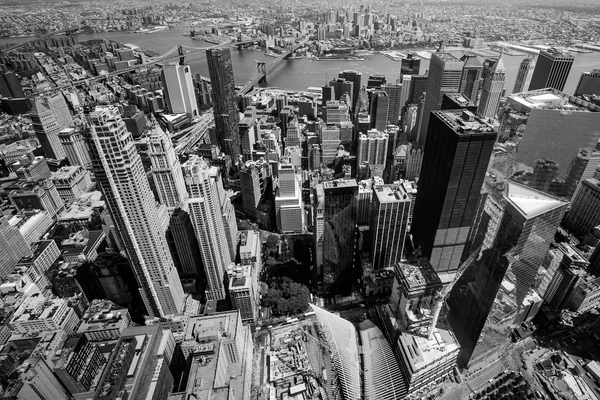 Veiw aerea del centro di Manhattan — Foto Stock
