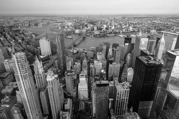 Veiw aéreo de Downtown Manhatton — Fotografia de Stock