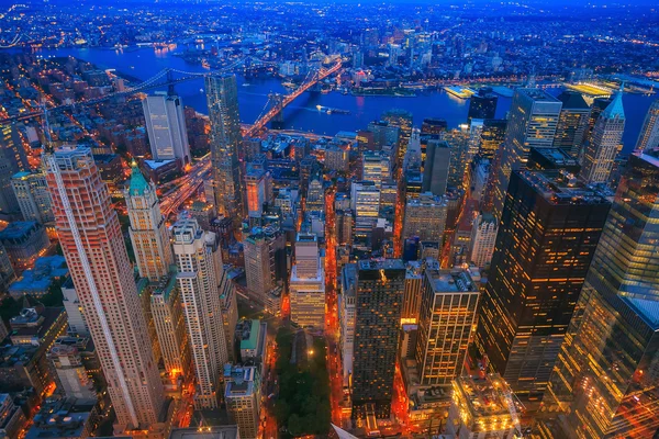 Il centro di Manhattan New York — Foto Stock