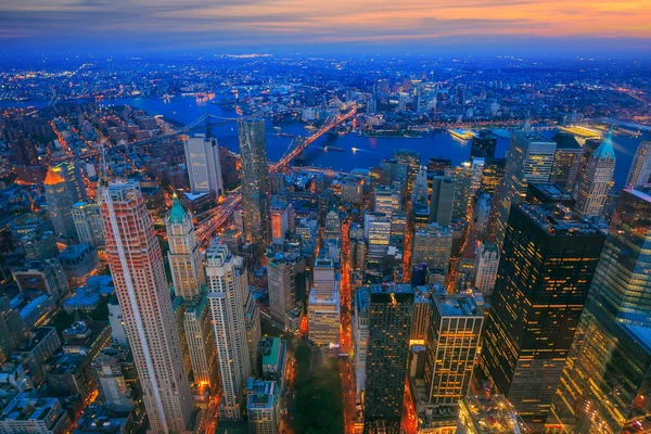Il centro di Manhattan New York — Foto Stock