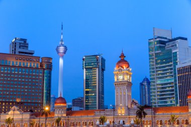 Merdeka Square Kuala Lumpur Şehir merkezinde 
