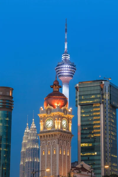 Praça Merdeka no centro de Kuala Lumpur — Fotografia de Stock