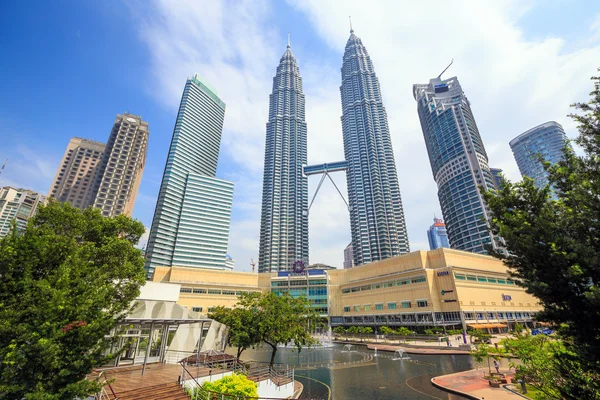 Paisagem do centro da cidade kuala lumper — Fotografia de Stock