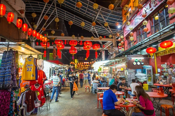 Chinatown Street de Kuala Lumpur — Fotografia de Stock