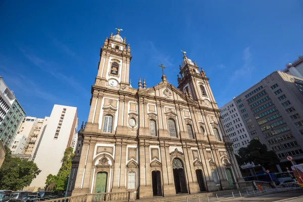 Igreja Candelária no centro da cidade do Rio de Janeiro — Fotografia de Stock
