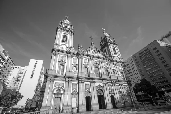 Igreja Candelária no centro da cidade do Rio de Janeiro — Fotografia de Stock