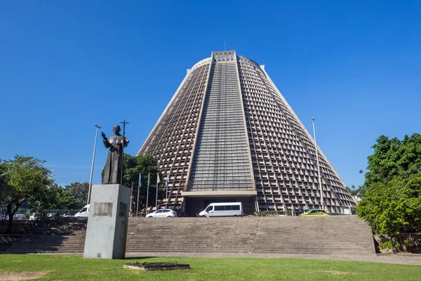 Metropolitan cathedral in Rio de Janeiro, Brazil — Stock Photo, Image