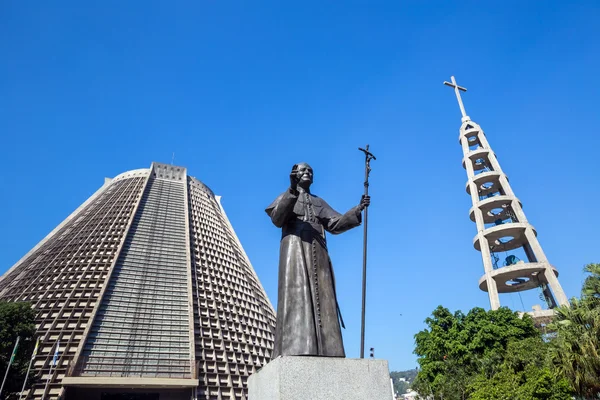 Katedral Metropolitan di Rio de Janeiro, Brasil — Stok Foto