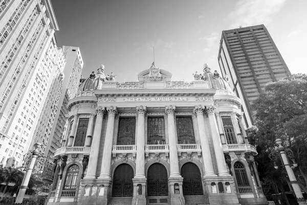 O Teatro Municipal do Rio de Janeiro — Fotografia de Stock