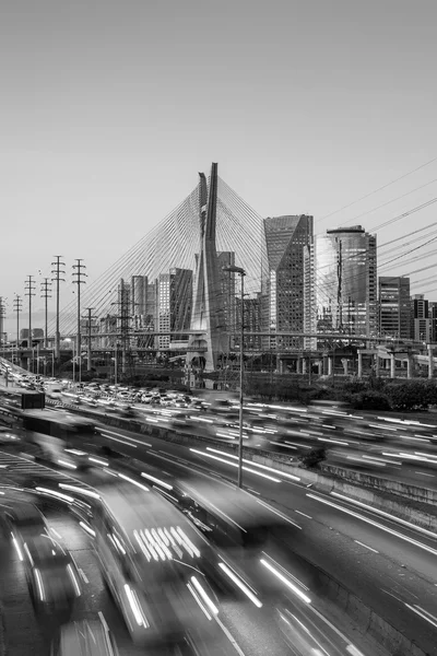 Octavio Frias de Oliveira köprü Sao Paulo Brezilya — Stok fotoğraf