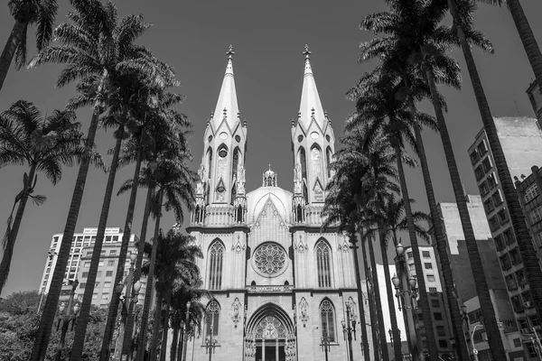 Catedral Se no centro de São Paulo — Fotografia de Stock