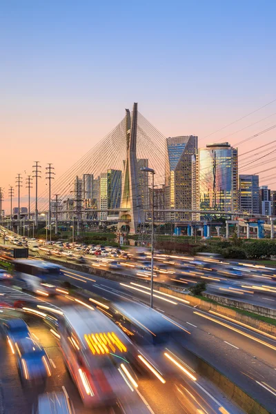 Octavio Frias de Oliveira köprü Sao Paulo Brezilya 