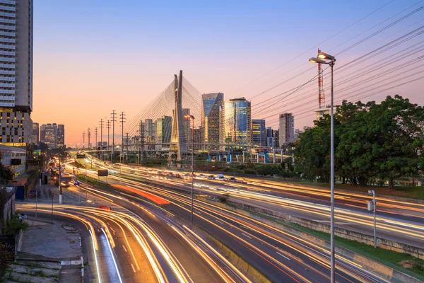 Octavio Frias de Oliveira köprü Sao Paulo Brezilya 