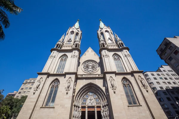 Se katedrálistól, a belvárosi Sao Paulo — Stock Fotó