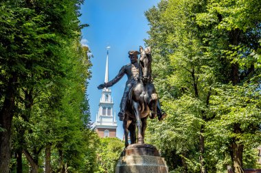 Paul Revere heykel Boston, Massachusetts