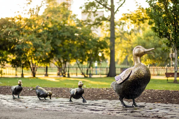 Jardín público de Boston — Foto de Stock