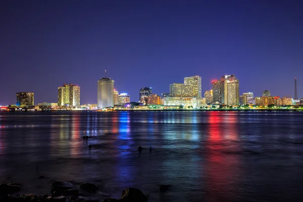 Centro de Nueva Orleans, Luisiana y el río Mississippi —  Fotos de Stock