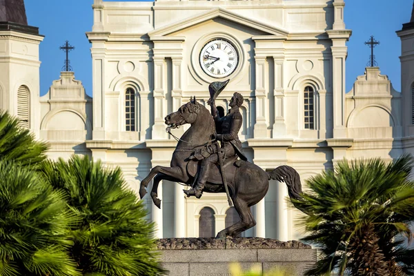 St. Louis Cathedral in the French Quarter, New Orleans, Louisian — Stock Photo, Image