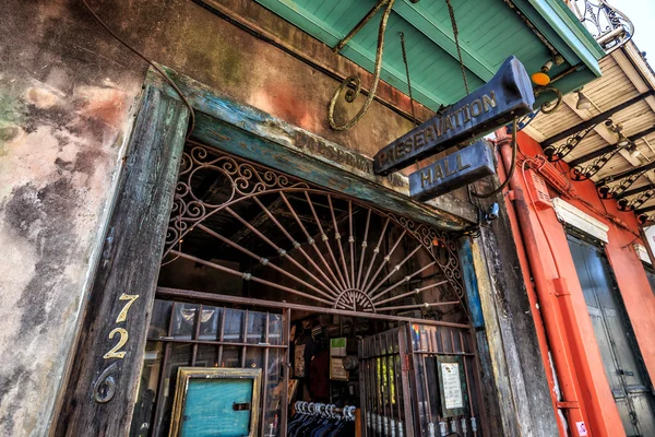 Preservation Hall in New Orleans — Stock Photo, Image
