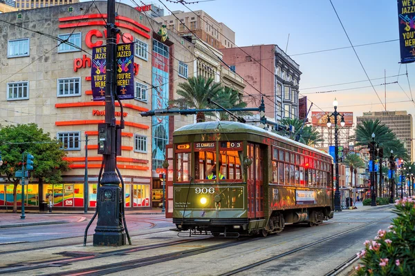 Linea del tram di New Orleans — Foto Stock