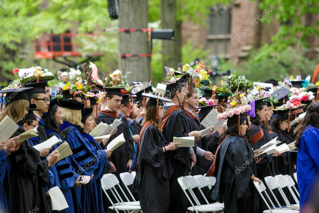 Yale University graduation ceremonies Stock Editorial Photo