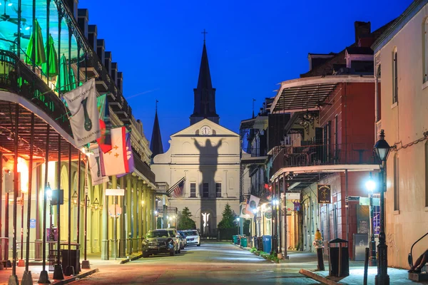 St. Louis katedrális a francia Quarter, New Orleans, Louisian — Stock Fotó