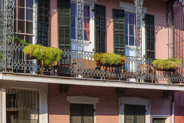 Architektur des French Quarter in New Orleans — Stockfoto