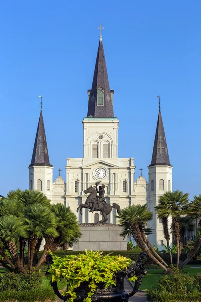 Szent Lajos székesegyház New Orleans, Louisiana. — Stock Fotó