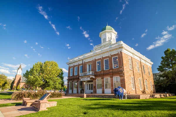 Edifício histórico do Council Hall em Salt Lake City, Utah — Fotografia de Stock