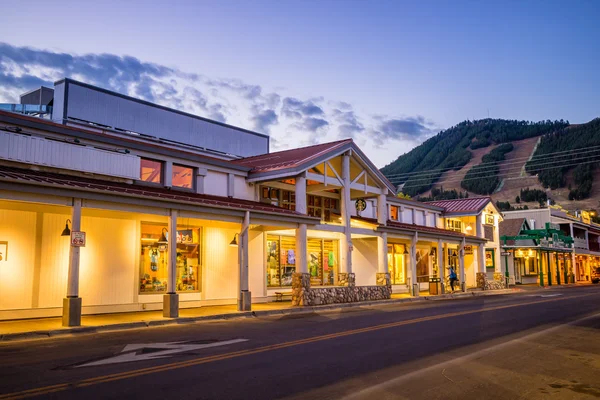 Downtown Jackson Hole in Wyoming USA — Stock Photo, Image