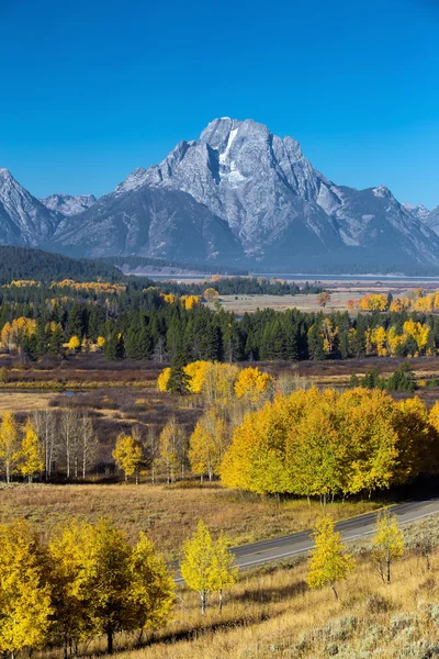 Grand Teton nationalpark på hösten — Stockfoto