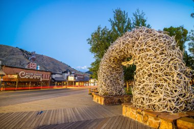 Wyoming ABD şehir Jackson Hole