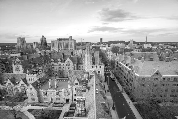 Bâtiment historique et campus universitaire de Yale — Photo