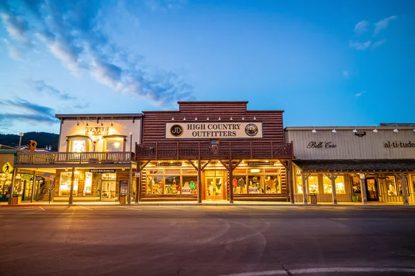 Downtown Jackson Hole in Wyoming USA — Stock Photo, Image