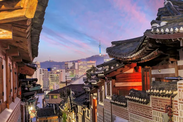 Quartiere Storico Bukchon Hanok Seoul Corea Del Sud — Foto Stock