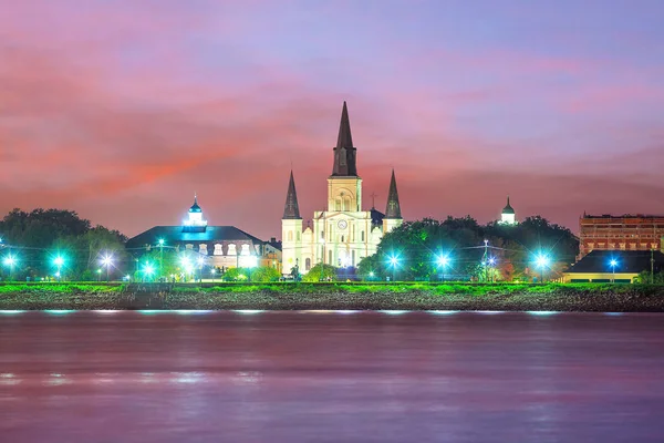 Catedral San Luis Barrio Francés Nueva Orleans Luisiana —  Fotos de Stock