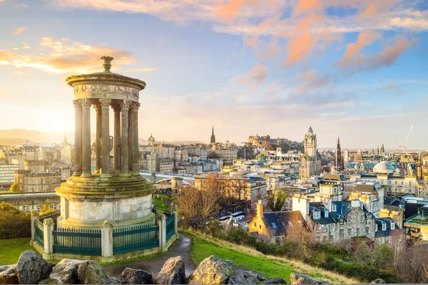 Hermosa Vista Del Casco Antiguo Edimburgo —  Fotos de Stock