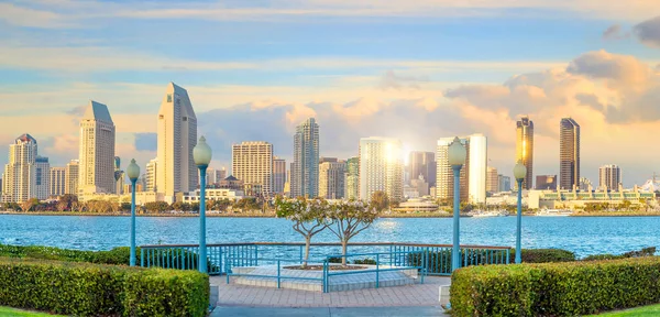 San Diego şehir merkezinin panoraması, California, ABD