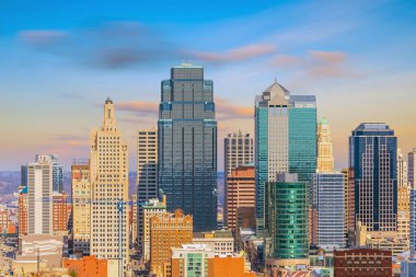 Kansas City 'nin Missouri, ABD' deki ufuk çizgisi