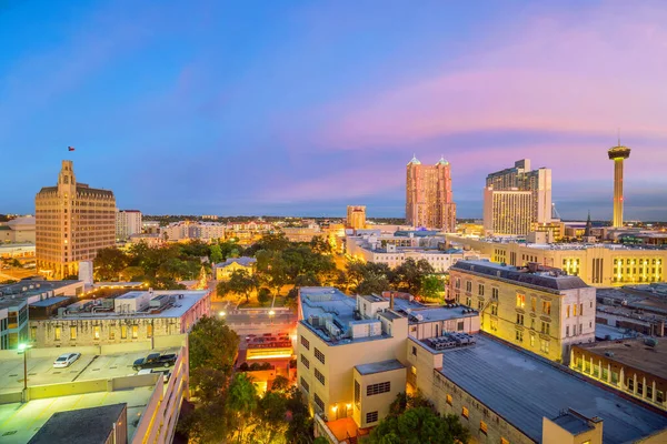 Top Uitzicht Het Centrum Van San Antonio Texas Verenigde Staten — Stockfoto