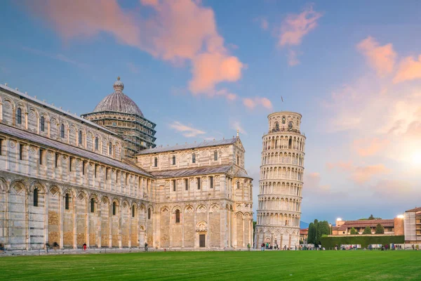 Catedral Pisa Torre Inclinada Pisa Italia — Foto de Stock