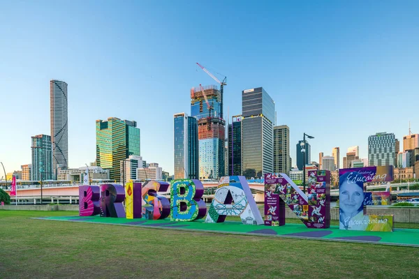 Brisbane Australia May 2019 Brisbane Sign G20 Cultural Celebrations South — Stock Photo, Image