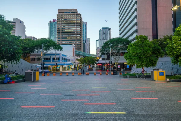 Brisbane Australia Mayo 2019 Horizonte Del Centro Ciudad Brisbane Atardecer — Foto de Stock