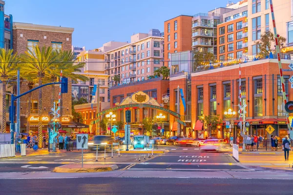 San Diego Usa Október 2019 Gaslamp Quarter San Diego California — Stock Fotó